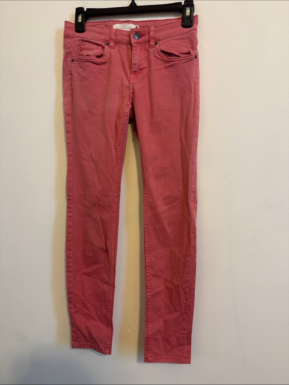 Slim Stretch Skinny Jeans in Rose Pink